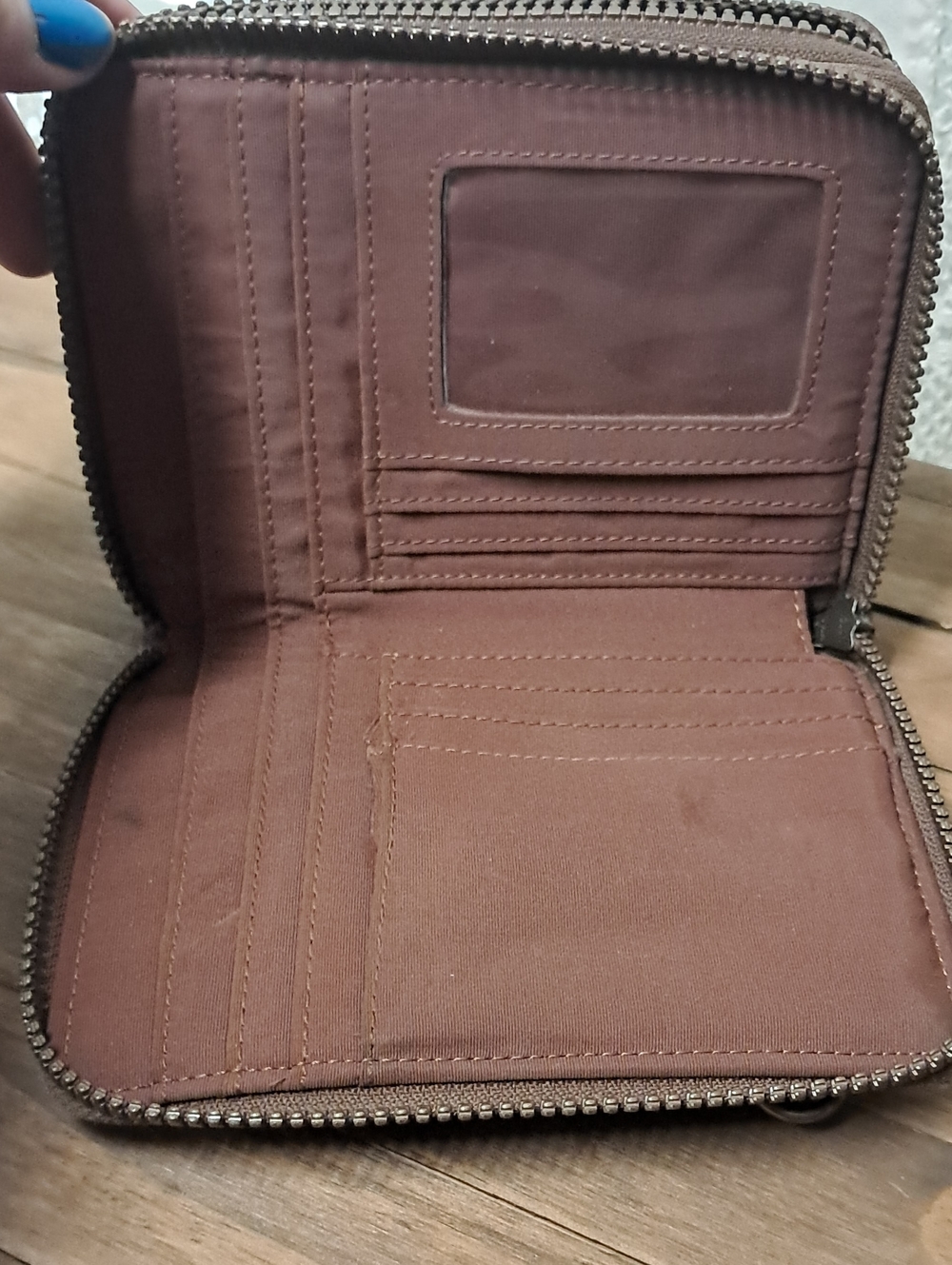 Pendleton Wool Geometric Zip Wallet - Picture 5 of 5